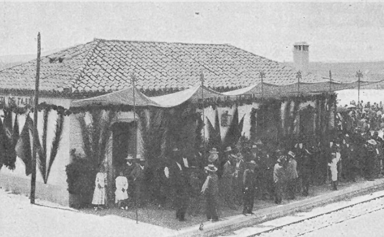 Antigua fotografía del ferrocarril