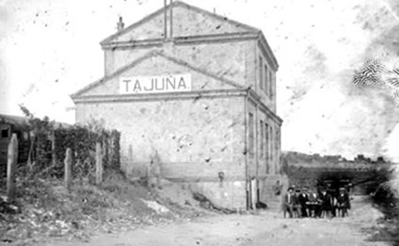 Antigua fotografía del ferrocarril